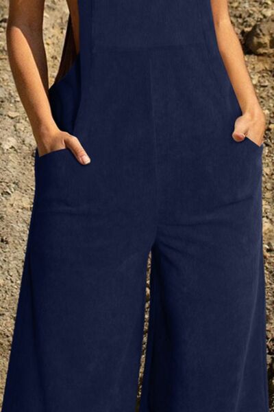 “The Swisher” Pocketed Wide Leg Overall