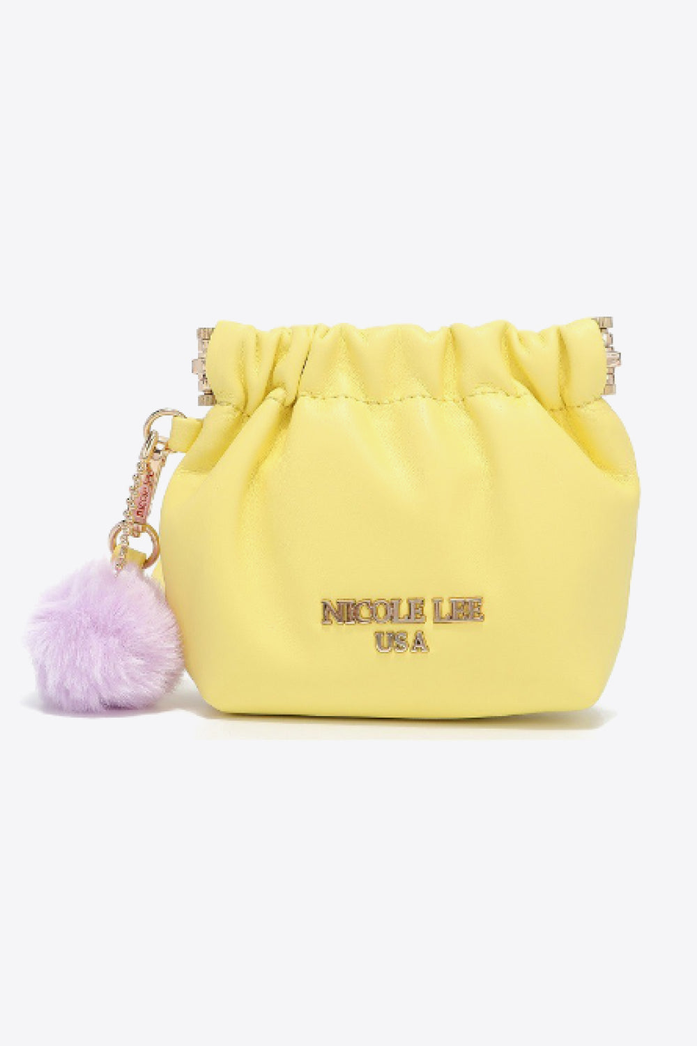 Brick Bag:Nicole USA Faux Leather Pouch