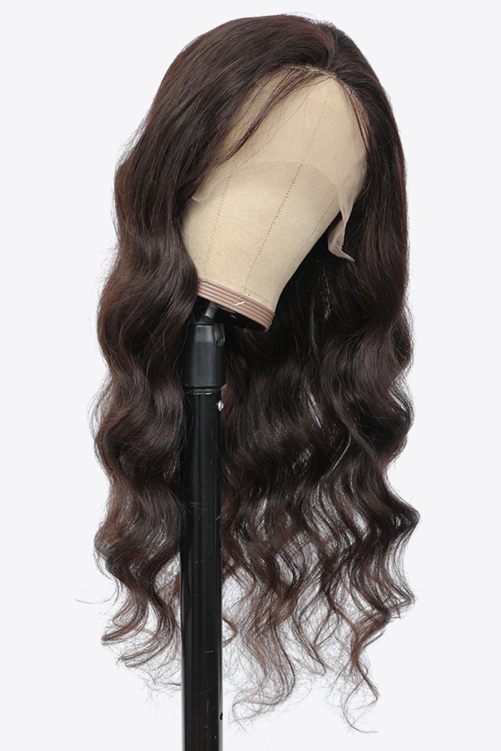 “Brick Bundles:Ms Bawdy” 20" 13x4 Lace Front Wigs Body Wave Human Virgin Hair Natural Color 150% Density