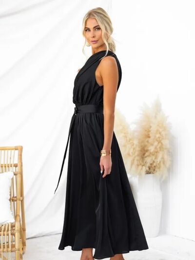 “The Johnson” Ruched One Shoulder Dress