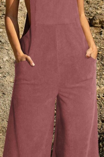 “The Swisher” Pocketed Wide Leg Overall