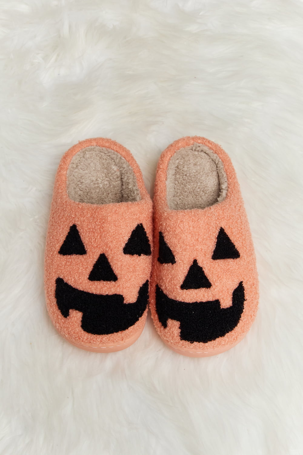 “The Every Slip” Printed Plush Slide Slippers