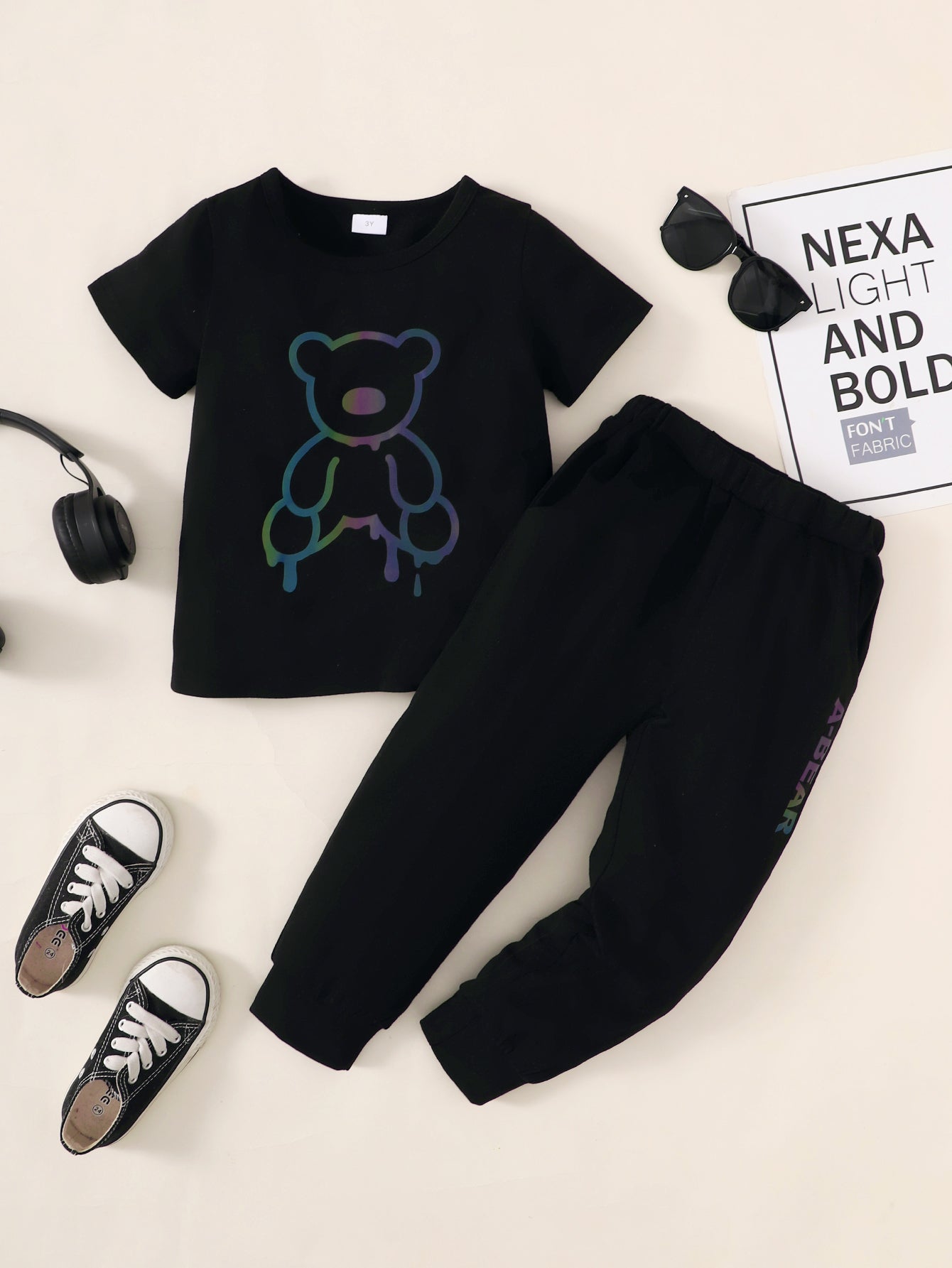 “Brickie Boys:The Bear” Graphic Tee and Joggers Set