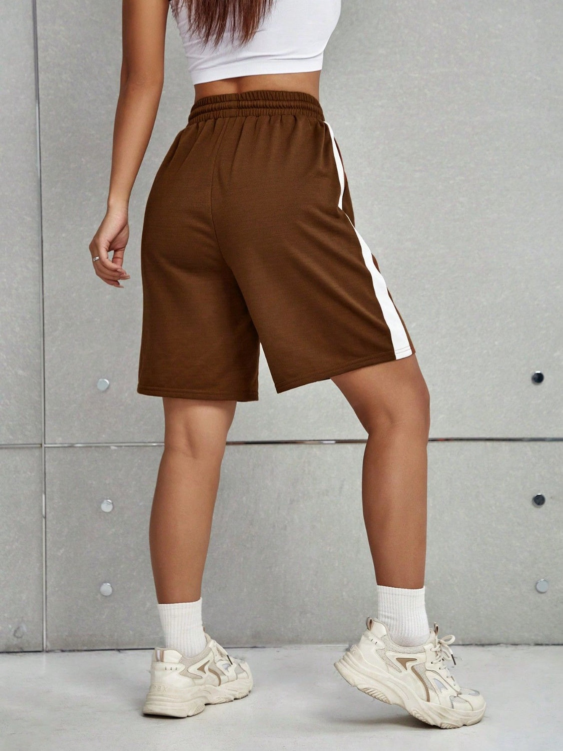 “The Incredible” Drawstring Elastic Waist Shorts