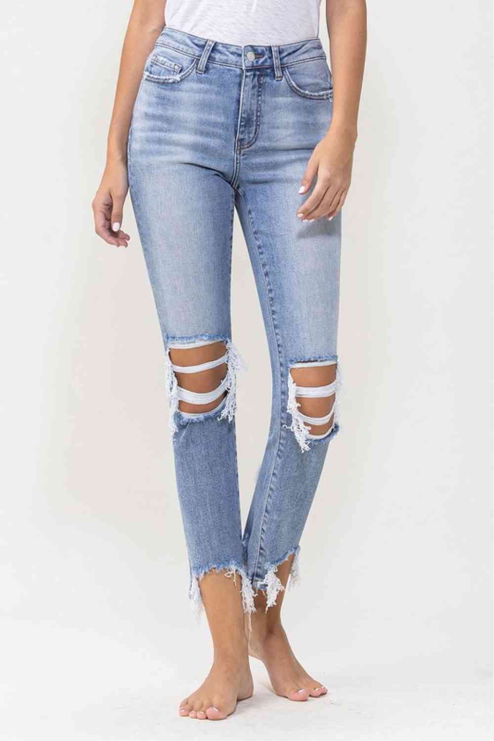 “The Courtney” Super High Rise Kick Flare Jeans