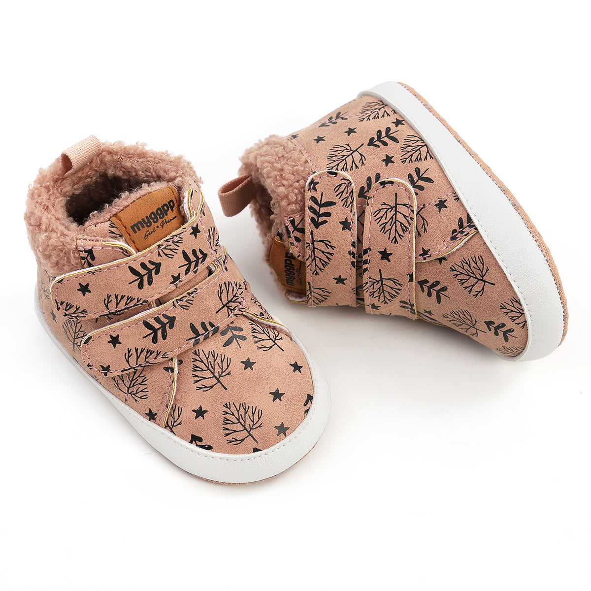 Baby Brick: Fuzzy Velcro Kid Sneakers