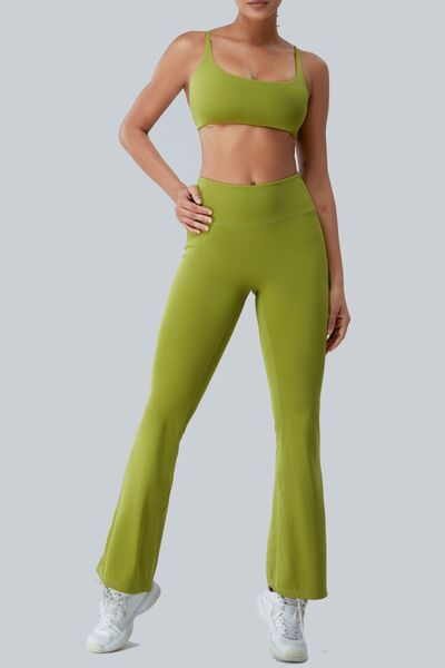 “The downward Spiral” Ruched High Waist Active Pants