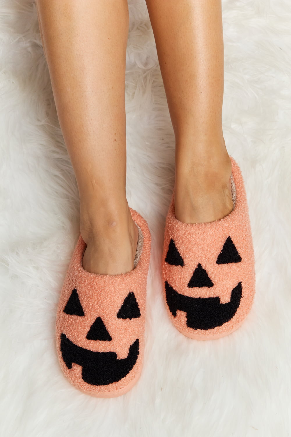 “The Every Slip” Printed Plush Slide Slippers