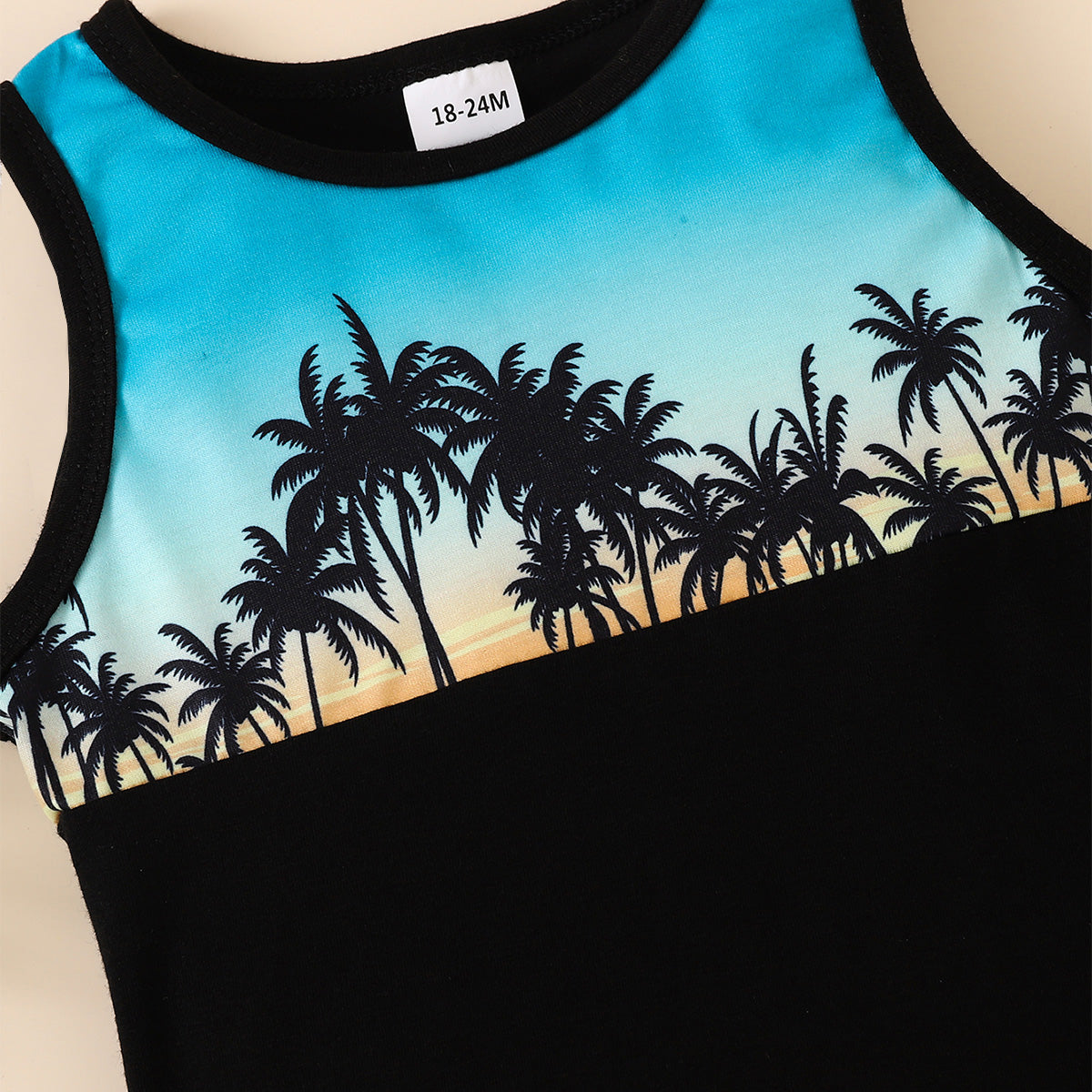 “Brickie Kids:Summer In Miami” Graphic Tank and Short Set