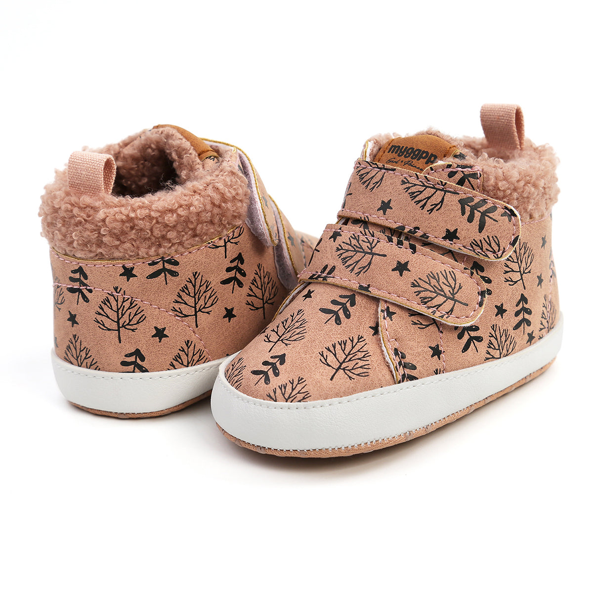 Baby Brick: Fuzzy Velcro Kid Sneakers