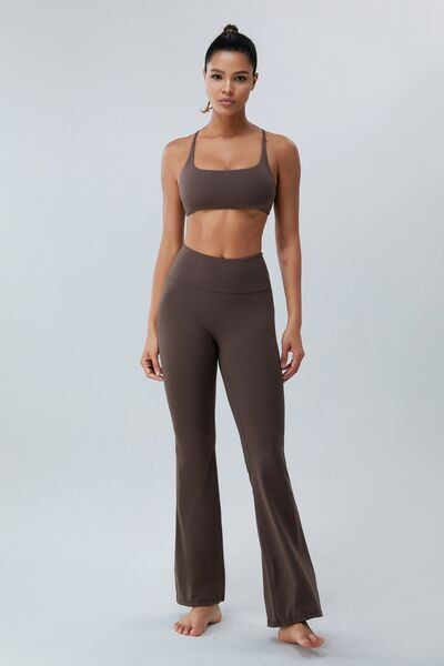 “The downward Spiral” Ruched High Waist Active Pants