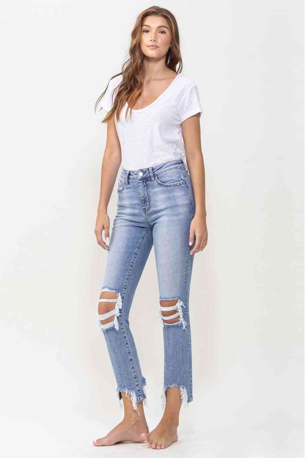 “The Courtney” Super High Rise Kick Flare Jeans