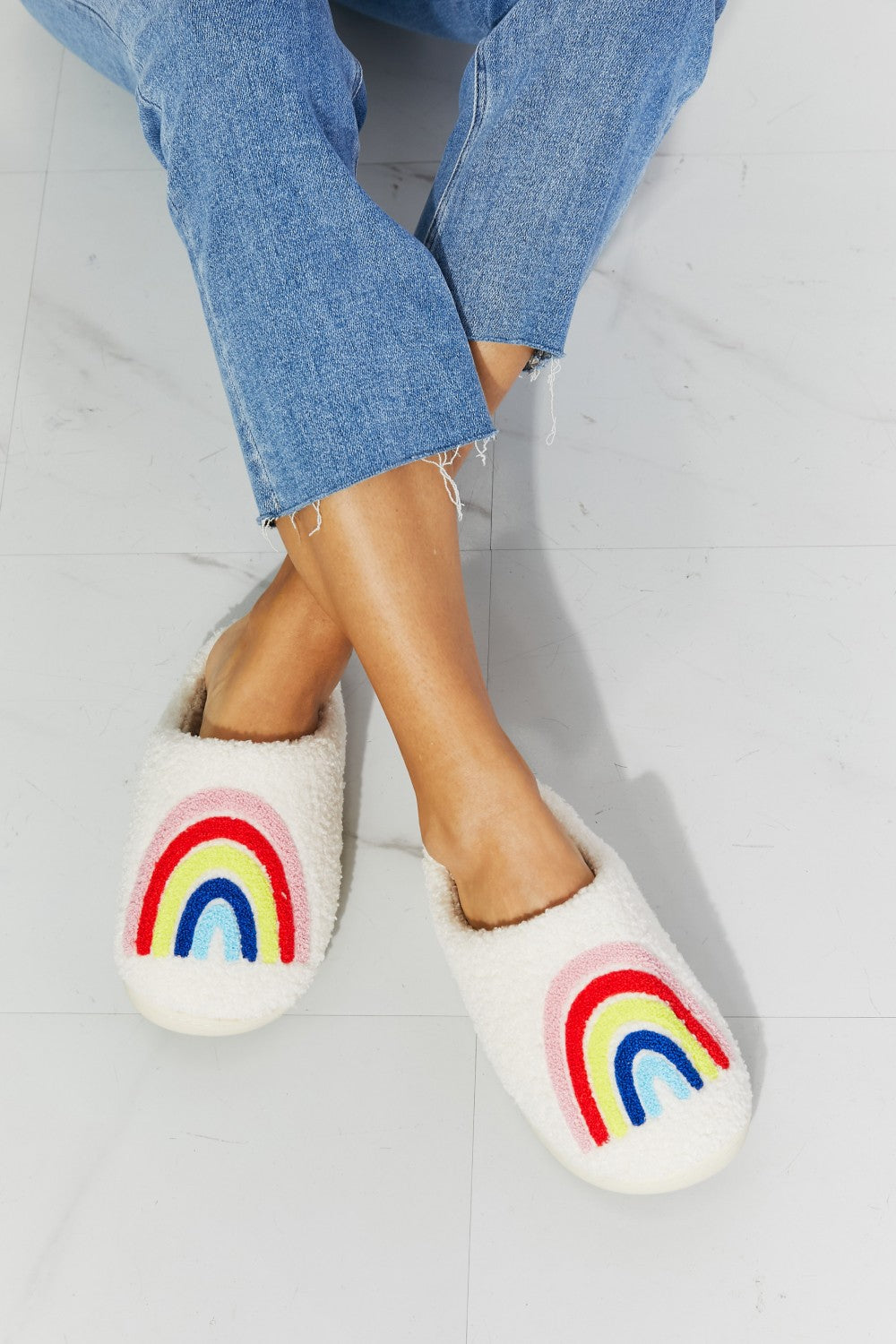 “The Foot Rainbow” Plush Slipper