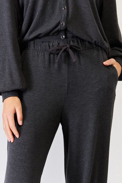 “The Reset” Ultra Soft High Waist Drawstring Lounge Joggers