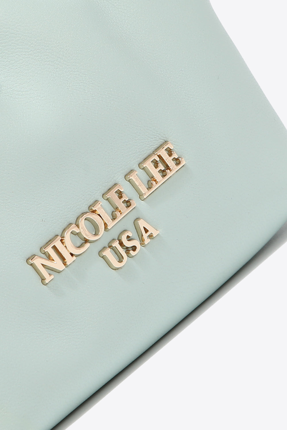 Brick Bag:Nicole USA Faux Leather Pouch