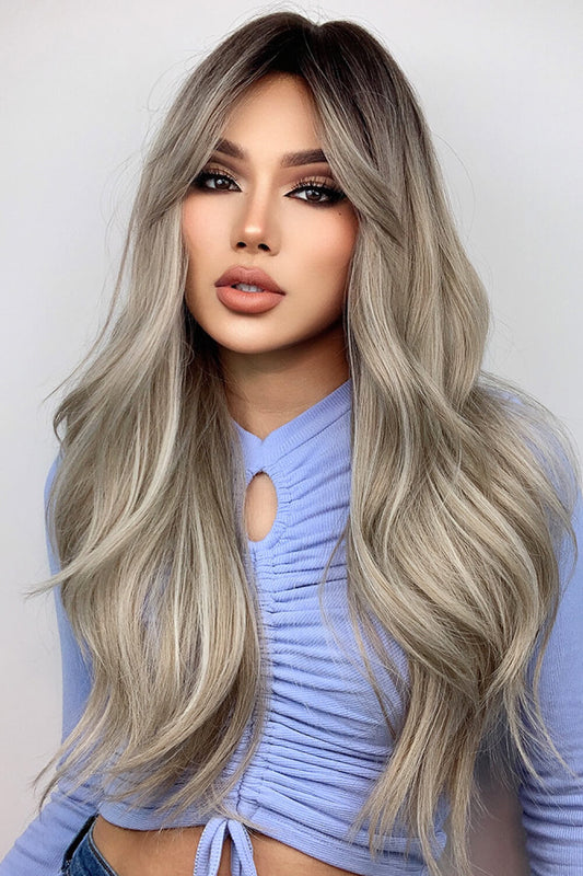 (Jasline)Full Machine Long Wave Wigs 26''