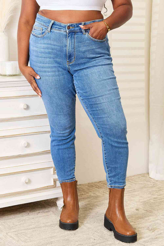 “The Thicque Chic” Full Size High Waist Skinny Jeans