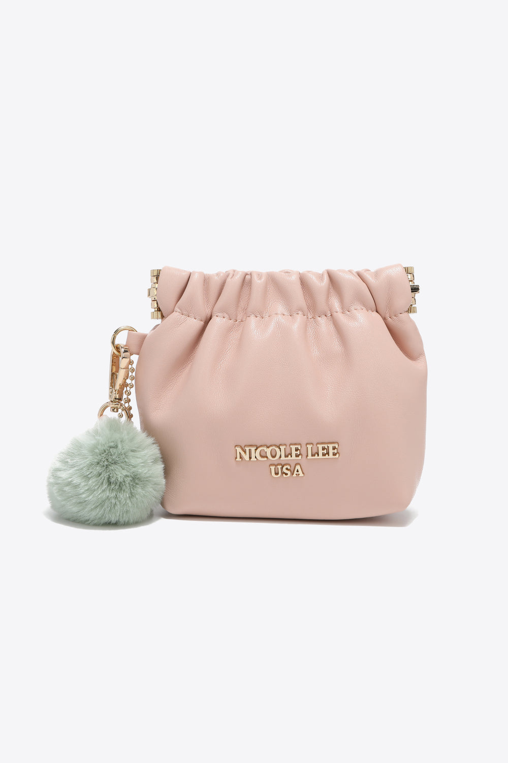 Brick Bag:Nicole USA Faux Leather Pouch