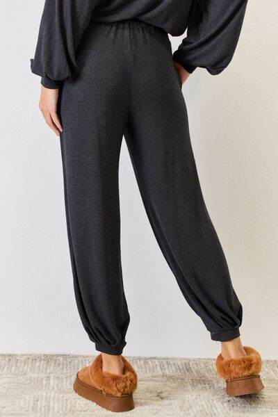 “The Reset” Ultra Soft High Waist Drawstring Lounge Joggers