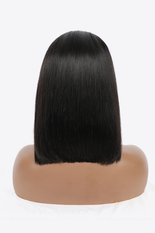 “Brick Bundles:YaYa” 12" 140g Lace Front Wigs Human Hair in Natural Color 150% Density