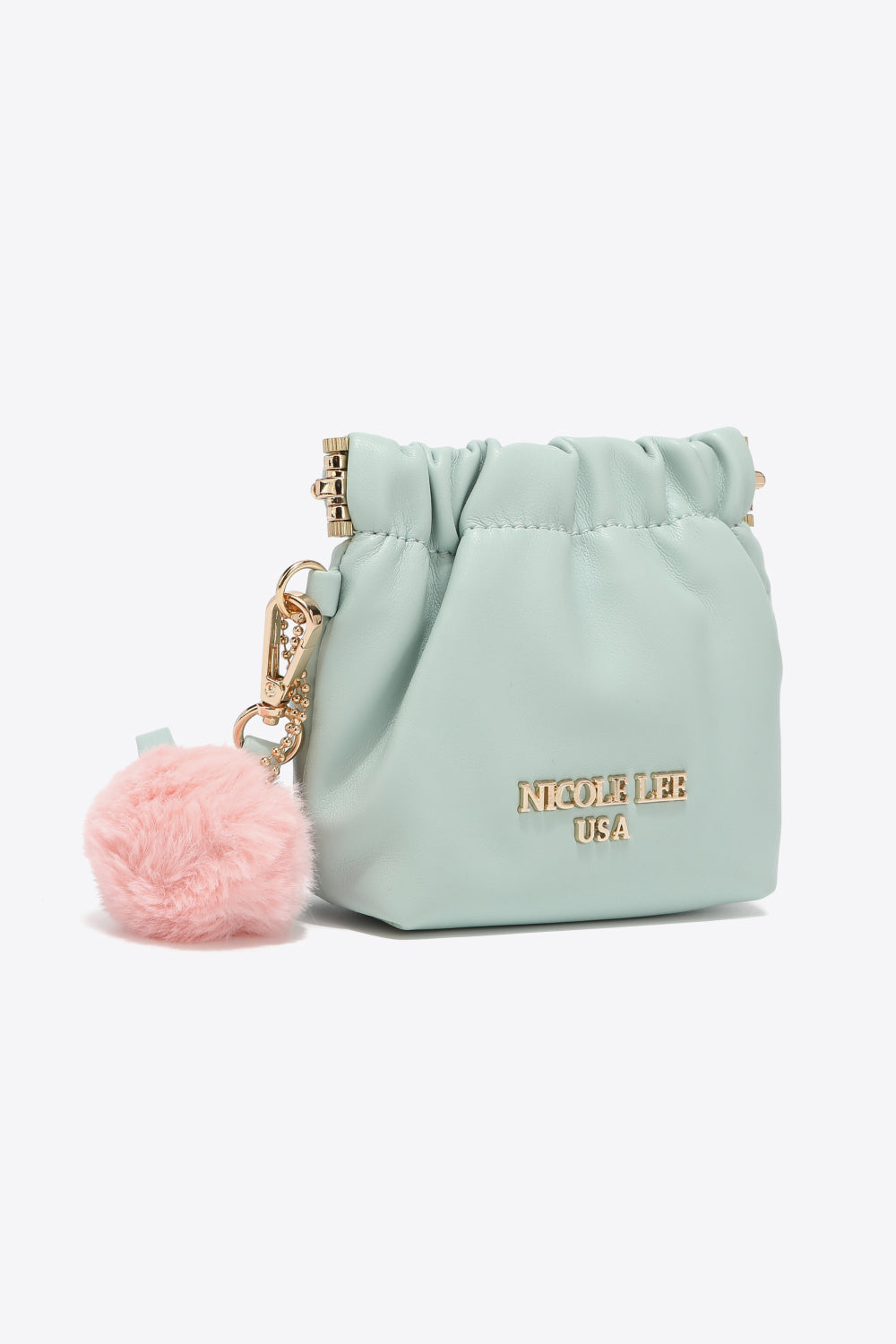 Brick Bag:Nicole USA Faux Leather Pouch