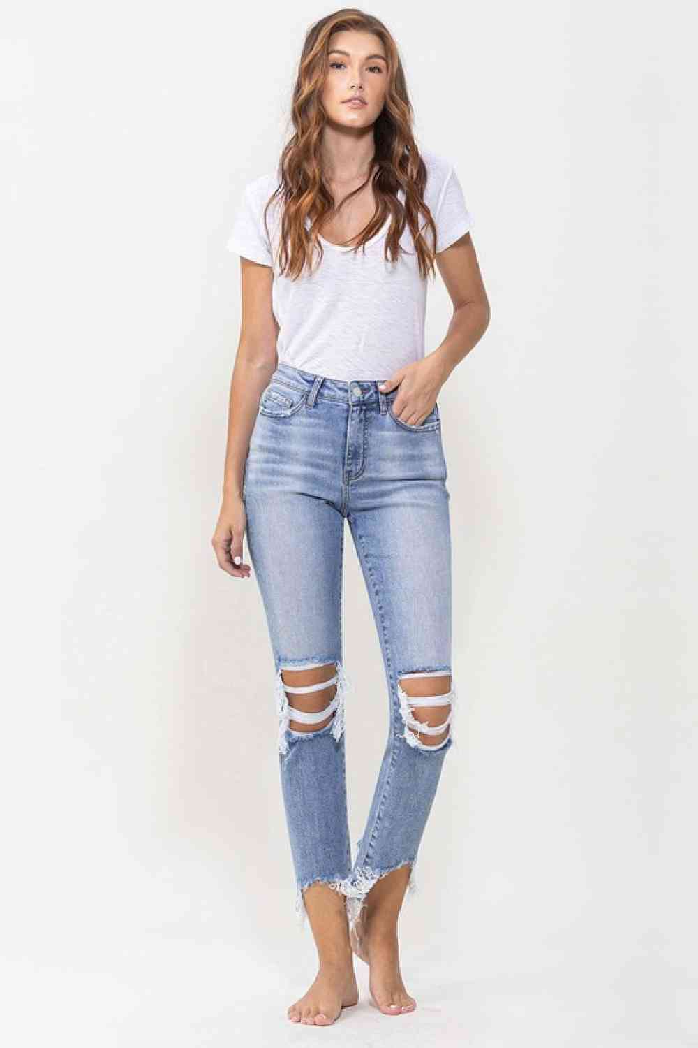 “The Courtney” Super High Rise Kick Flare Jeans