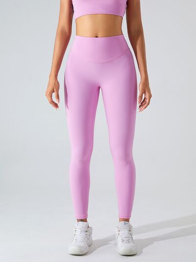 “The Squeeze” High Waist Wide Waistband Active Leggings