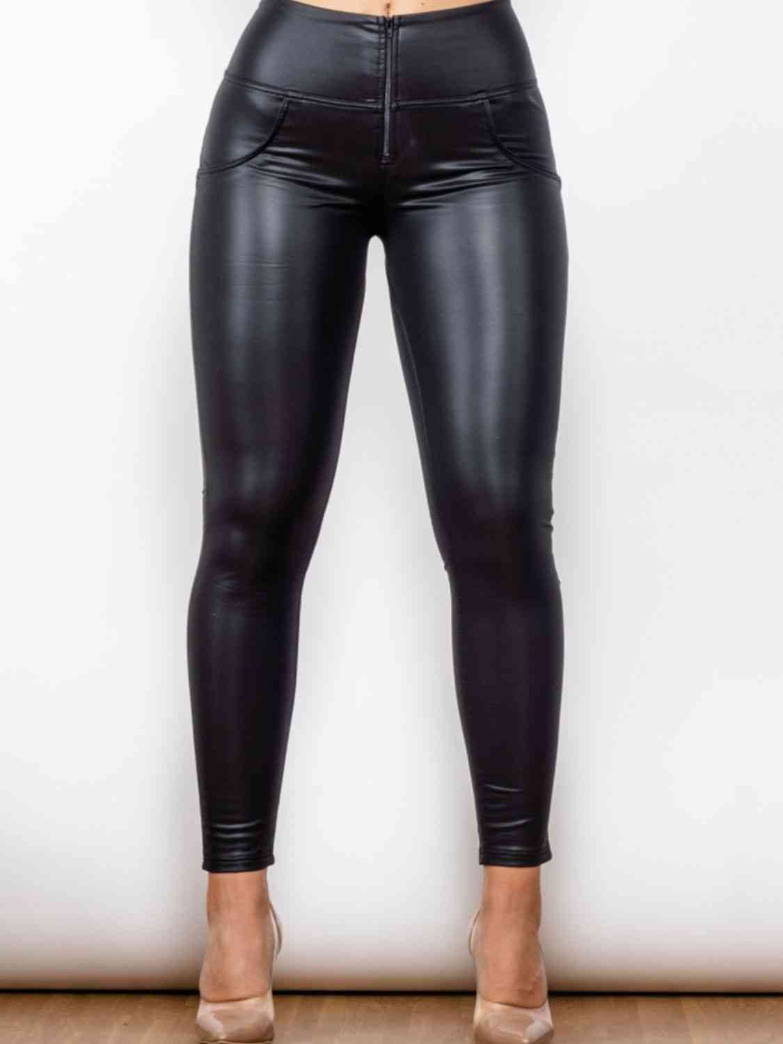 “The Make Them Sweat” Leather Long Pants