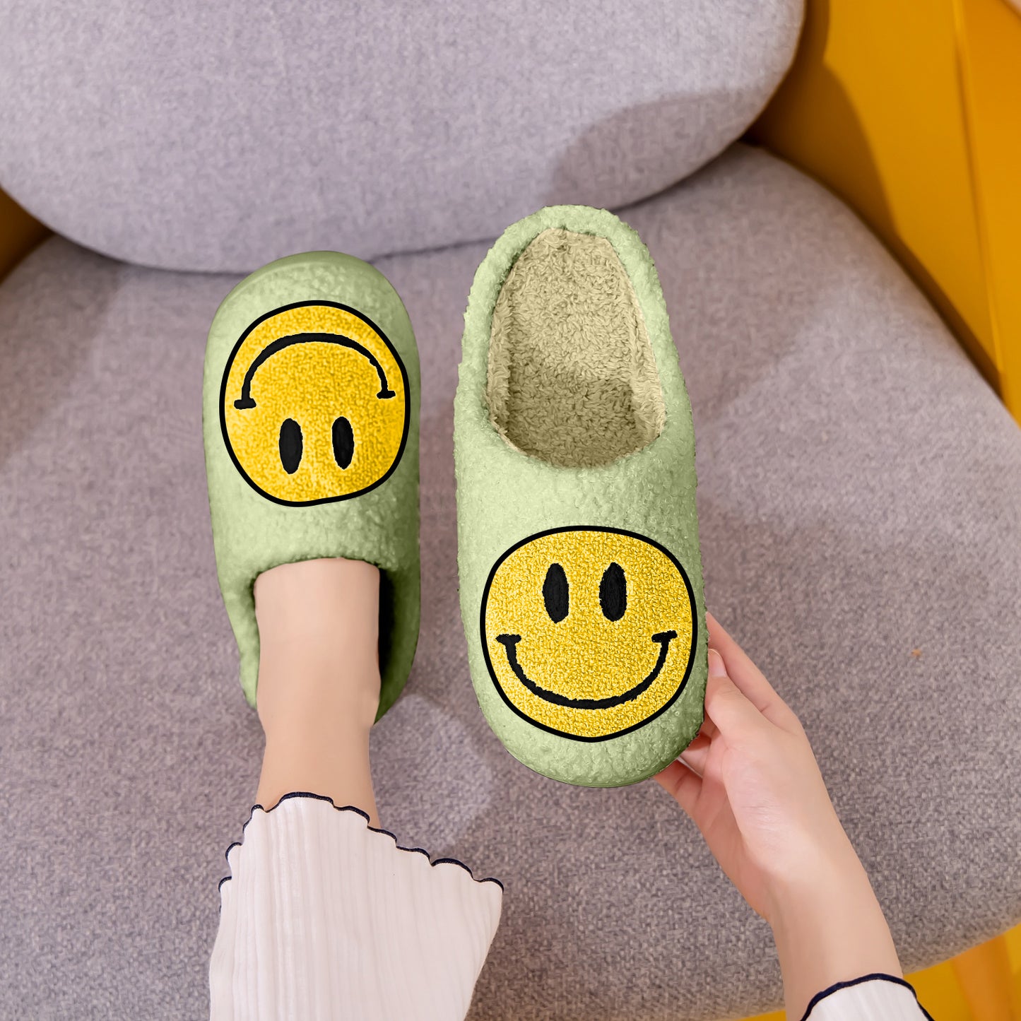 “The Smiley Face” Slippers