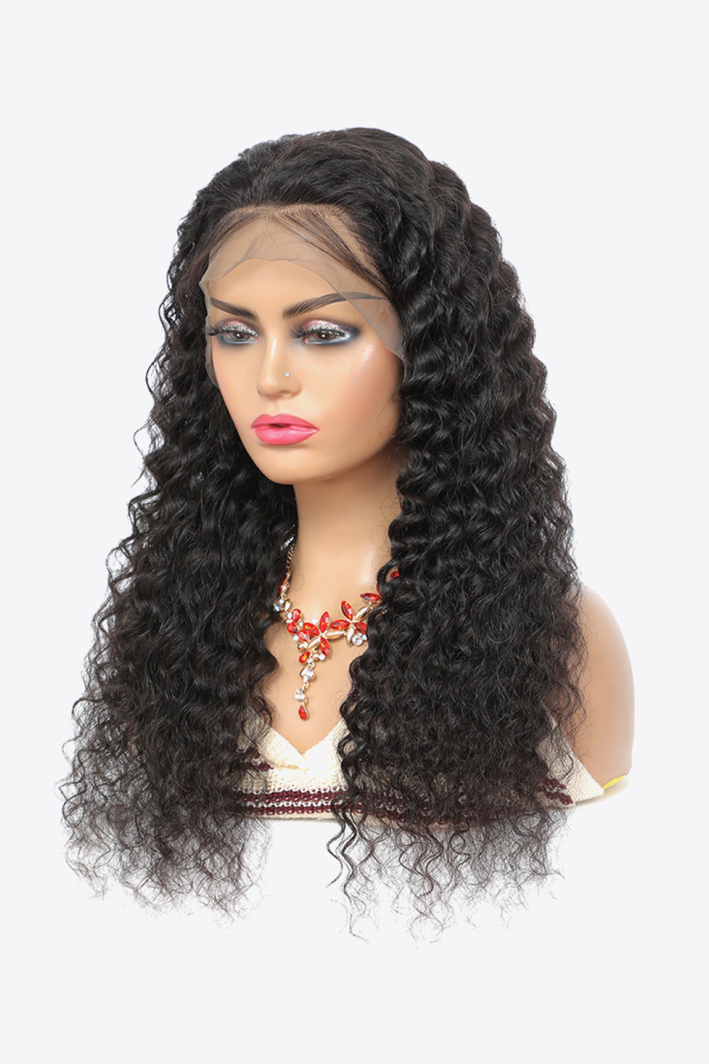 Brick Bundles: Bahamian”  20” 13x4“ Lace Front Wigs Human Hair Curly Natural Color 150% Density