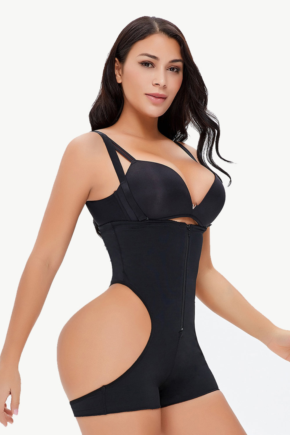 Brick Body: Full Size Cutout Under-Bust Shaping Bodysuit